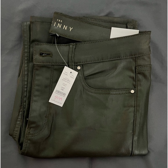 NWT White House Black Market High Rise Coated Skinny - Picture 1 of 2